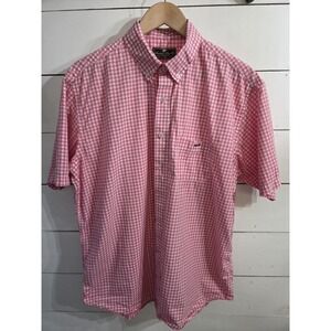 Southern Point Co. The Hadley Shirt Men's SS L Gingham Button-Down 100% Cotton